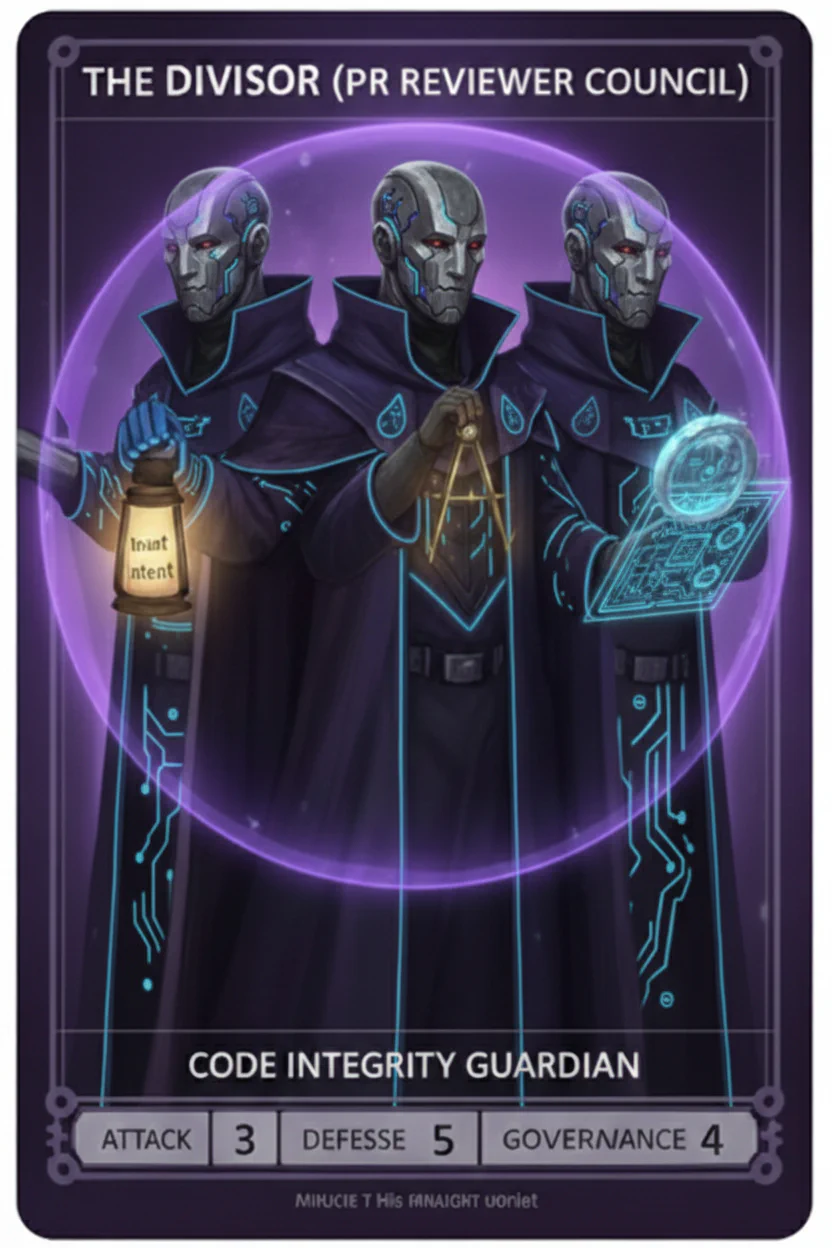 The Divisor — PR Reviewer Council trading card